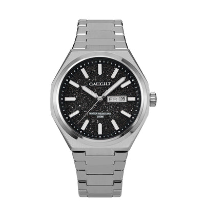 ARCANA Black Dial Watch - Precision Japanese Movement Men Watch