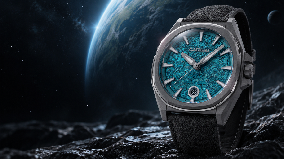 CAUGHT EXOP titanium automatic watch