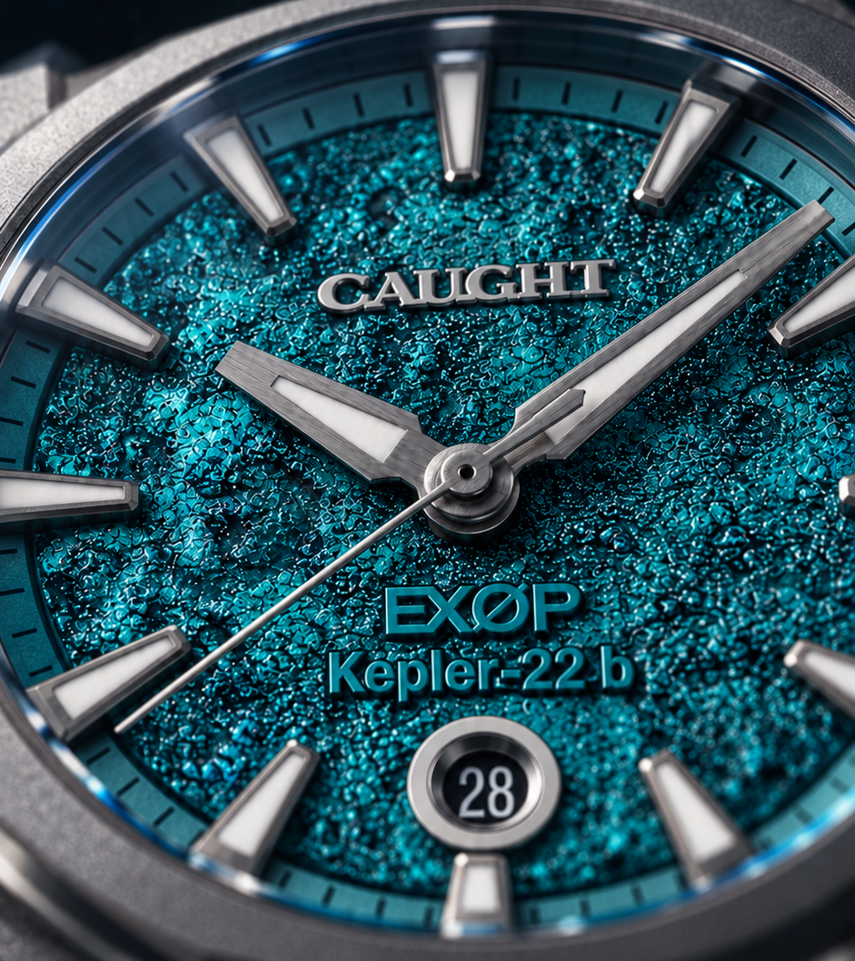 EXOP textured planetary dial