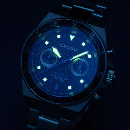 velocity Red watch-super luminous hands and hour markers