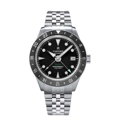 Nomad Black affordable gmt watch price under $200  