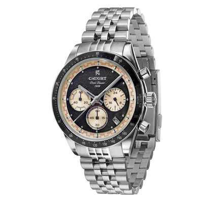 CAUGHT Grand Slammer Daytona “Homage” Watch – Black Dial -Men Watch